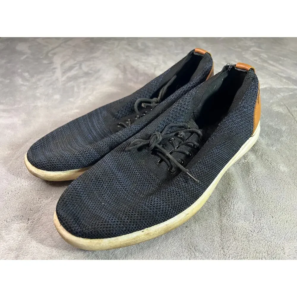 G.H. Bass & Co. blue knit casual oxford mens shoes 13